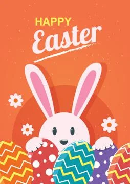 Happy easter design Illustrazione stock