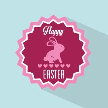 Happy easter design, vector illustration eps10 graphic Stock Illustration