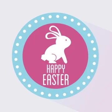 Happy easter design, vector illustration eps10 graphic 스톡 일러스트