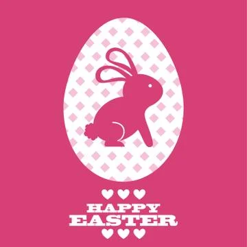 Happy easter design, vector illustration eps10 graphic Illustrazione stock