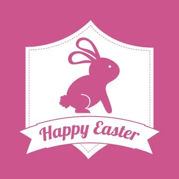 Happy easter design, vector illustration eps10 graphic Illustrazione stock