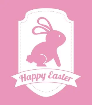Happy easter design, vector illustration eps10 graphic Stock Illustration