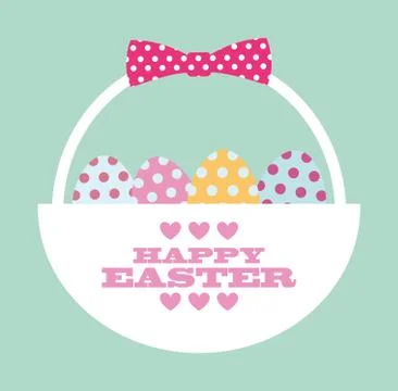 Happy easter design, vector illustration eps10 graphic Illustrazione stock