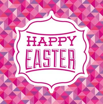 Happy easter design, vector illustration eps10 graphic Stock Illustration