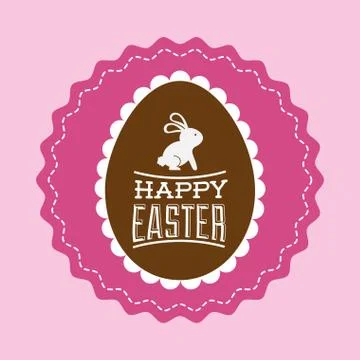 Happy easter design, vector illustration eps10 graphic Stock Illustration