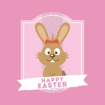 Happy easter design, vector illustration eps10 graphic Stock Illustration