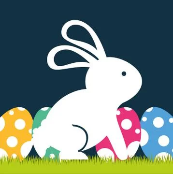 Happy easter design, vector illustration eps10 graphic Stock Illustration