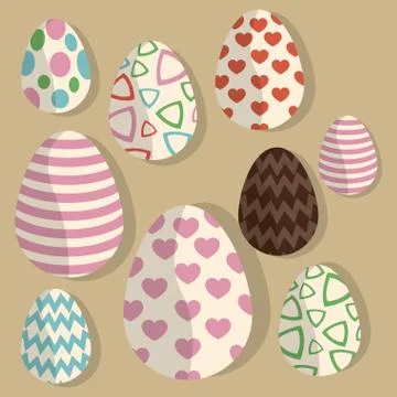 Happy easter design , vector illustration Stock Illustration