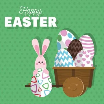 Happy easter design , vector illustration イラスト素材