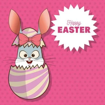 Happy easter design , vector illustration Stock Illustration