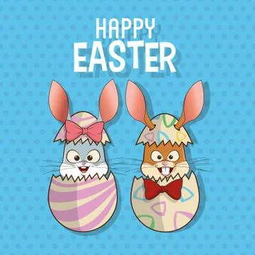 Happy easter design , vector illustration イラスト素材