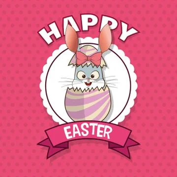 Happy easter design , vector illustration イラスト素材