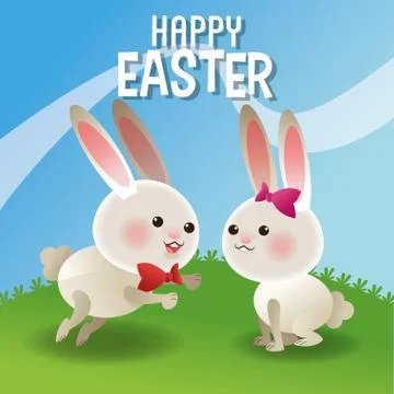 Happy easter design , vector illustration イラスト素材