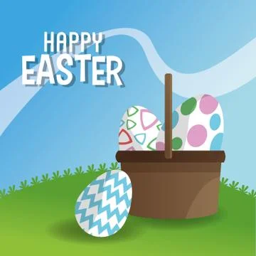 Happy easter design , vector illustration イラスト素材