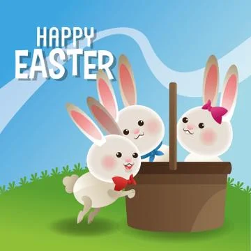 Happy easter design , vector illustration イラスト素材