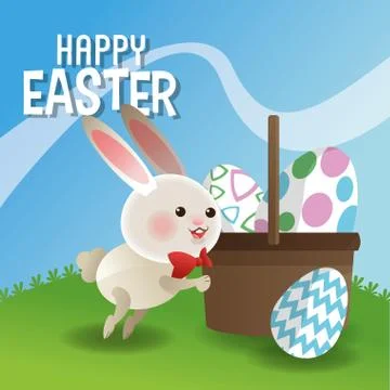 Happy easter design , vector illustration イラスト素材