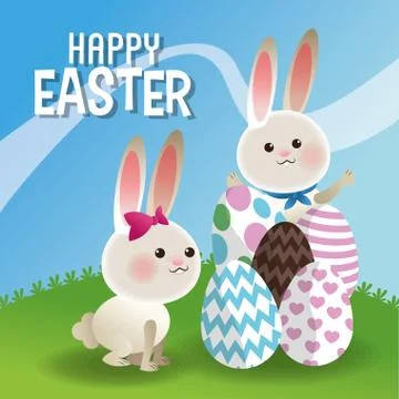Happy easter design , vector illustration イラスト素材