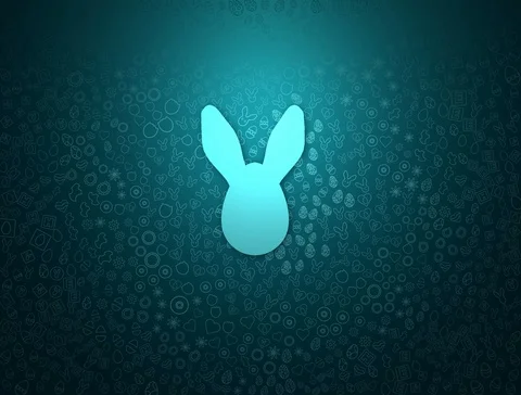Happy Easter  Dynamic Text Stock Footage 105083371