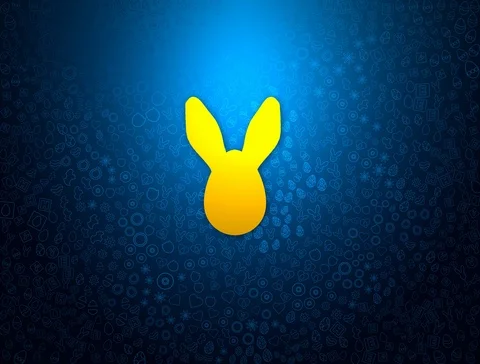 Happy Easter  Dynamic Text Stock Footage 105083401