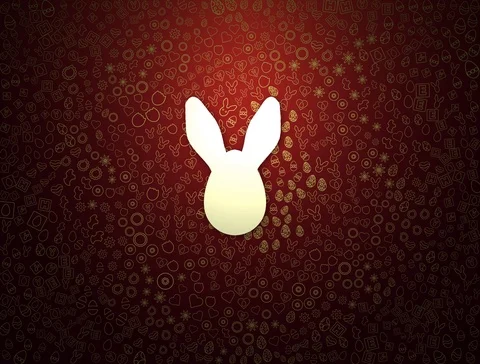 Happy Easter  Dynamic Text Stock Footage 105083407