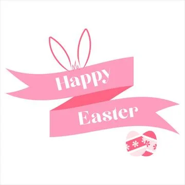 Happy Easter. Easter background design. Easter design Stock Illustration