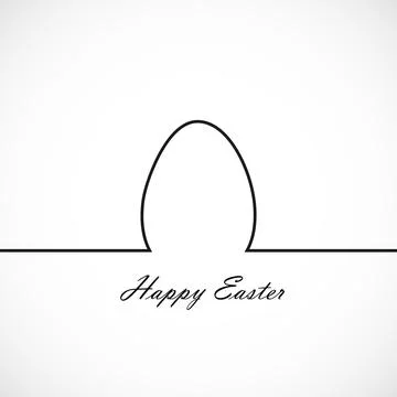 Happy Easter. Easter egg. Symbol Easter, holiday background. Vector illustr.. Stock Illustration