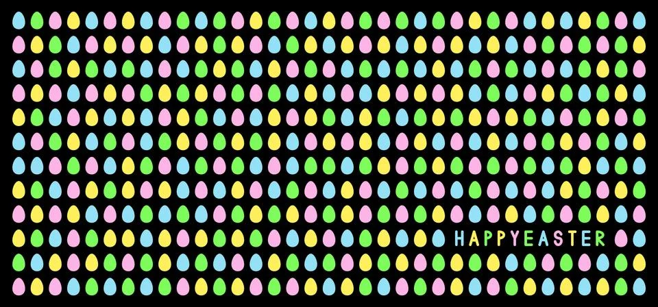 Happy Easter. Easter greeting card. Stock Illustration