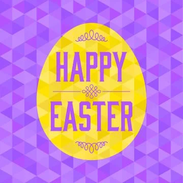 Happy easter egg background Stock Illustration
