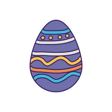Happy easter egg fill vector design Stock Illustration