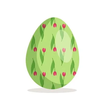 Happy Easter egg icon Stock Illustration
