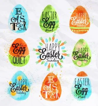 Happy easter egg Stock Illustration