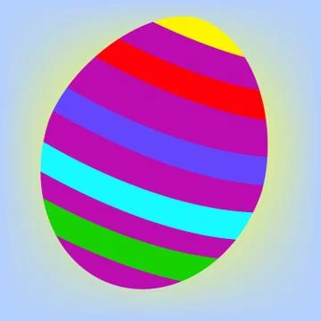 Happy easter ,egg isolated background.celebration Stock-Illustration
