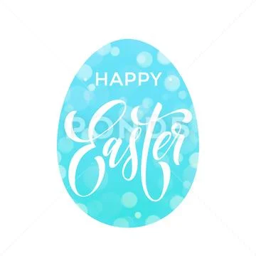 Happy Easter egg paschal greeting vector background 库存插图