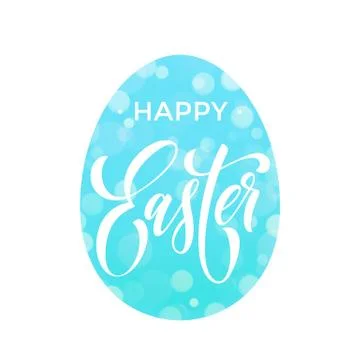Happy Easter egg paschal greeting vector background Stockillustratie