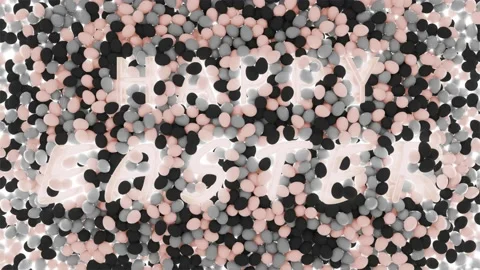 Happy Easter Eggs Background Stock Footage 236169330