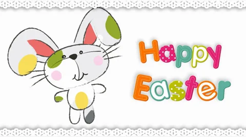 Happy Easter Stock Footage