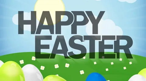Happy easter Video stock 40062431