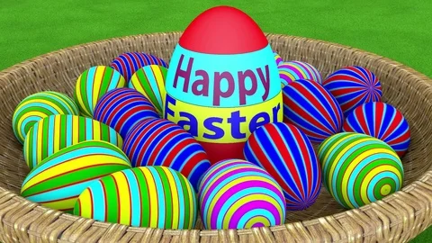 Happy easter Stock Footage 85204477