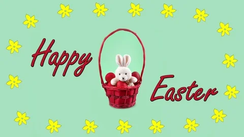 Happy Easter Stock Footage 85480794