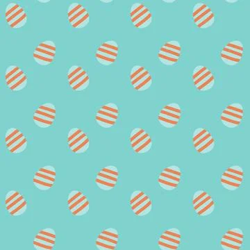 Happy easter geometric egg pattern in pastel colors for festive design and Stock Illustration