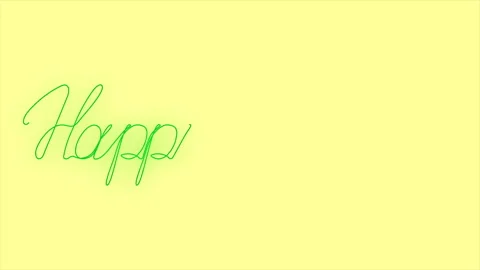 Happy Easter green with light Stock Footage 300379599