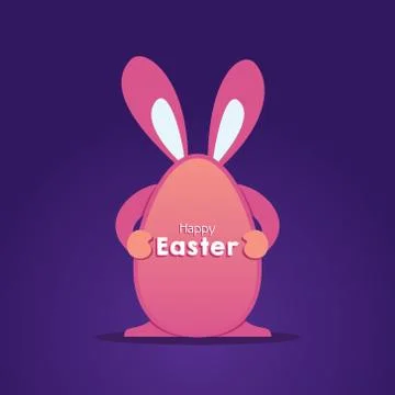 Happy easter greeting card design Stock-Illustration