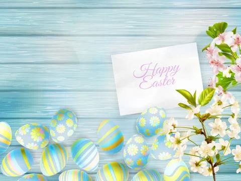 Happy easter Greeting Card. EPS 10 イラスト素材