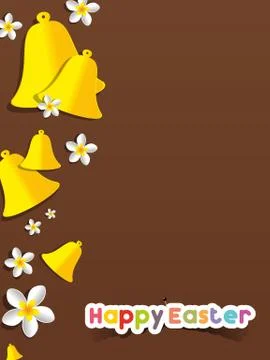 Happy Easter Greeting Card Stock Illustration