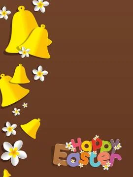 Happy Easter Greeting Card Illustrazione stock