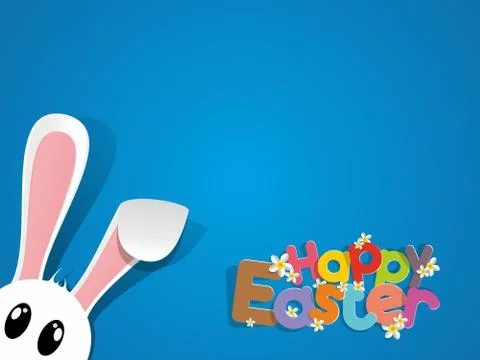 Happy Easter Greeting Card Stock Illustration