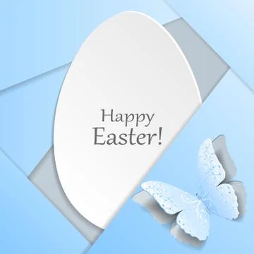 Happy Easter greeting card Stock Illustration