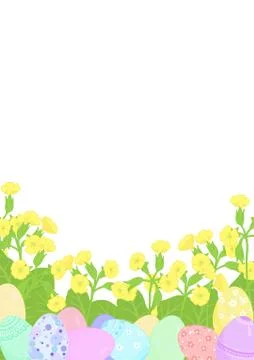 Happy Easter greeting card Stock Illustration