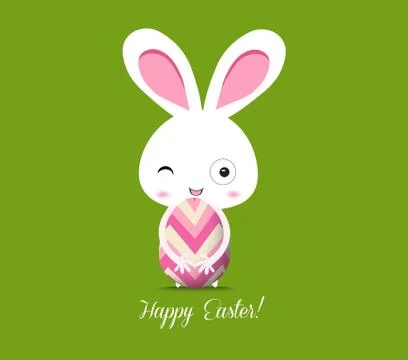 Happy Easter Greeting Card Stock Illustration