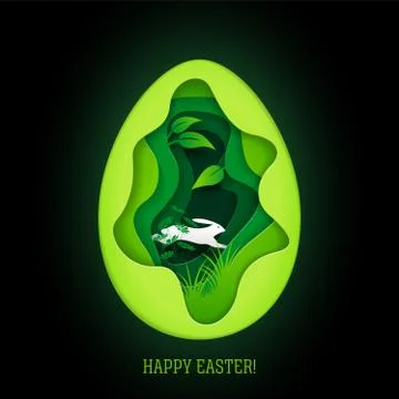 Happy Easter greeting card. 스톡 일러스트
